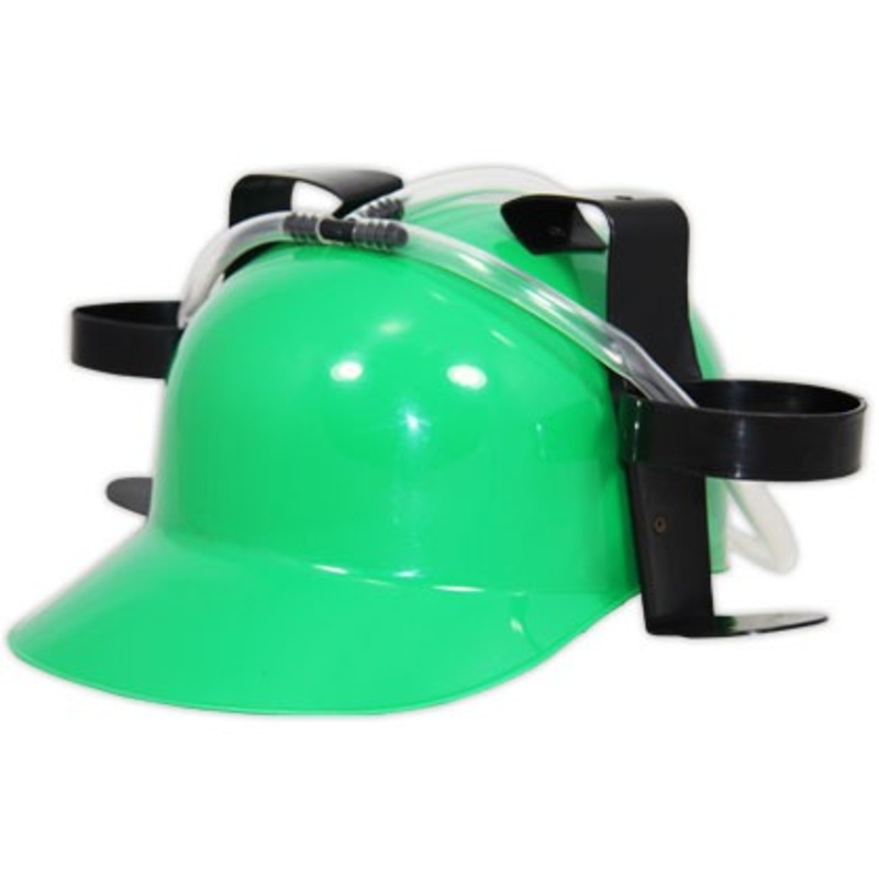 Party drinking helmet green
