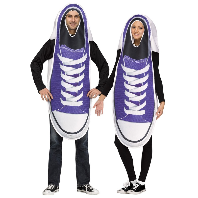 Purple Sneaker Unisex Costumes
