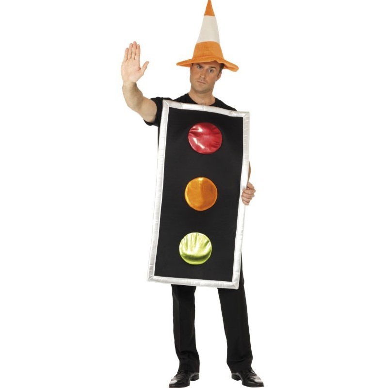 Street traffic light men's costume