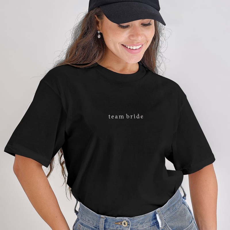 T-shirt Team Bride size XL in black