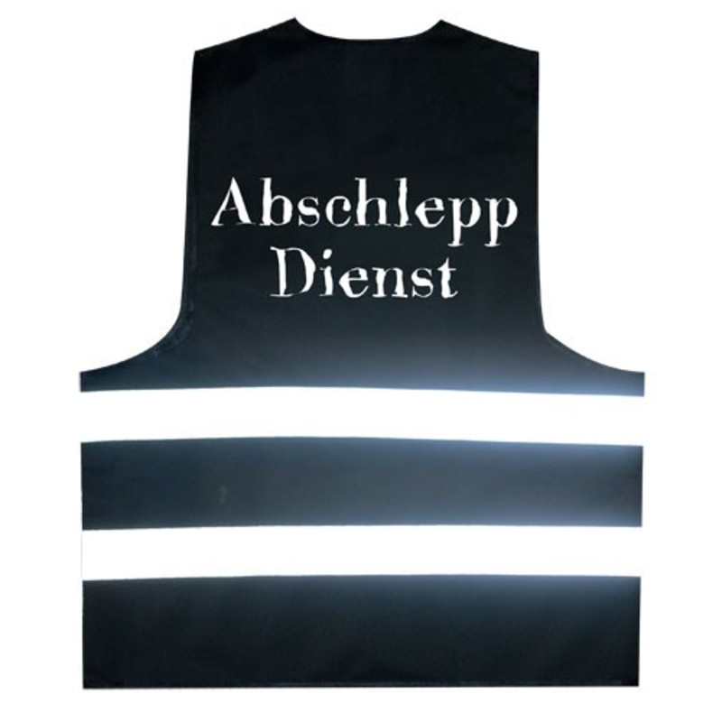 Towing Service - Party Vest In Black