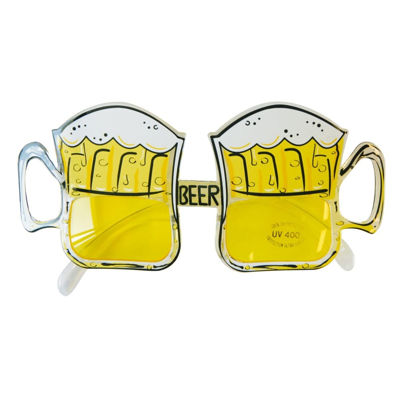 Transparent beer festival glasses