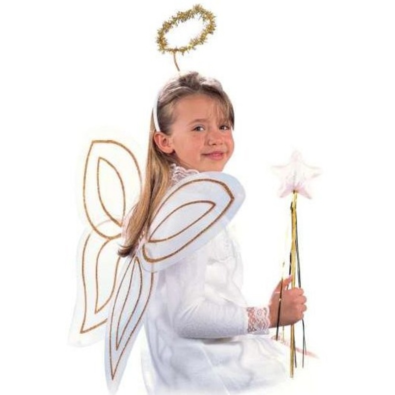 3-piece angel children's costume set