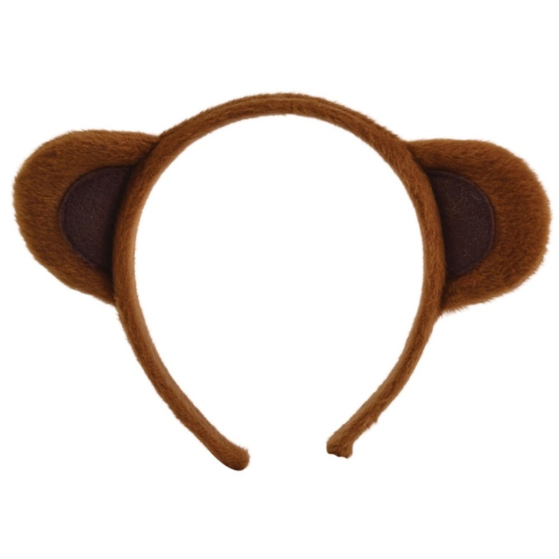 Bear animal ears on brown headband
