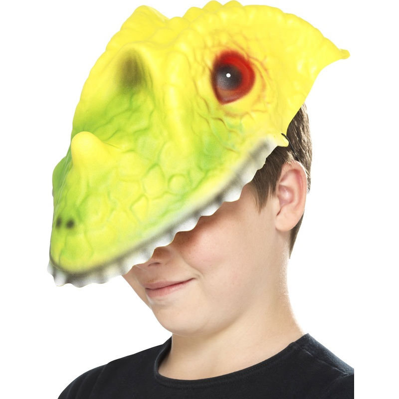 Children's plastic crocodile mask