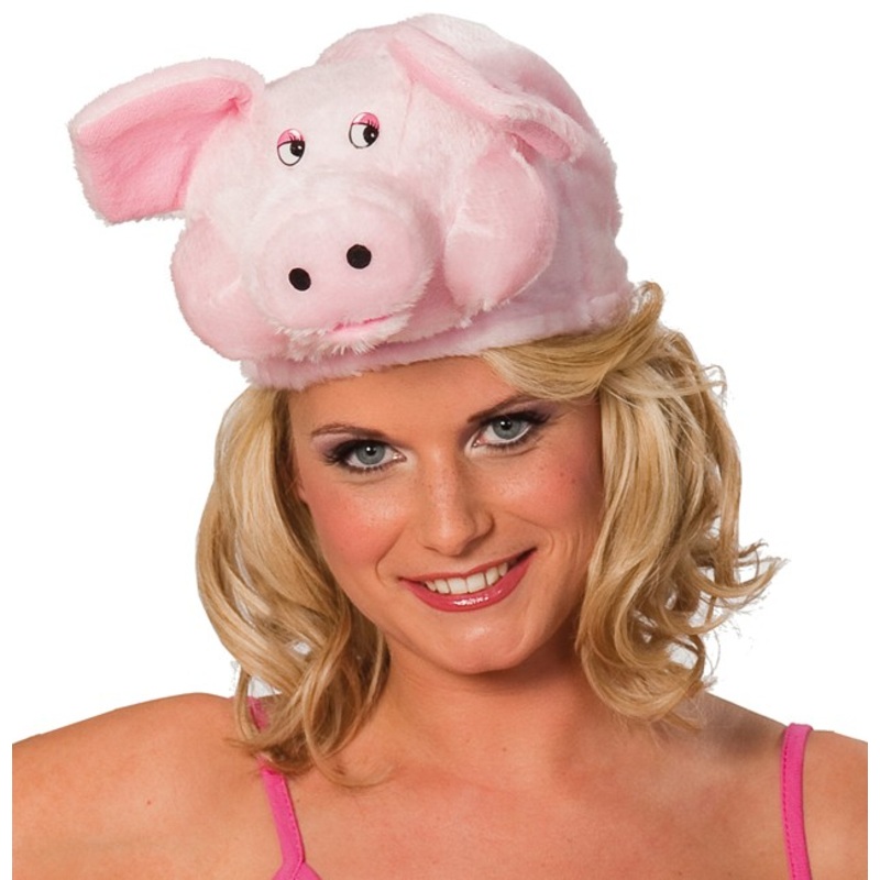 Cute pink piggy hat