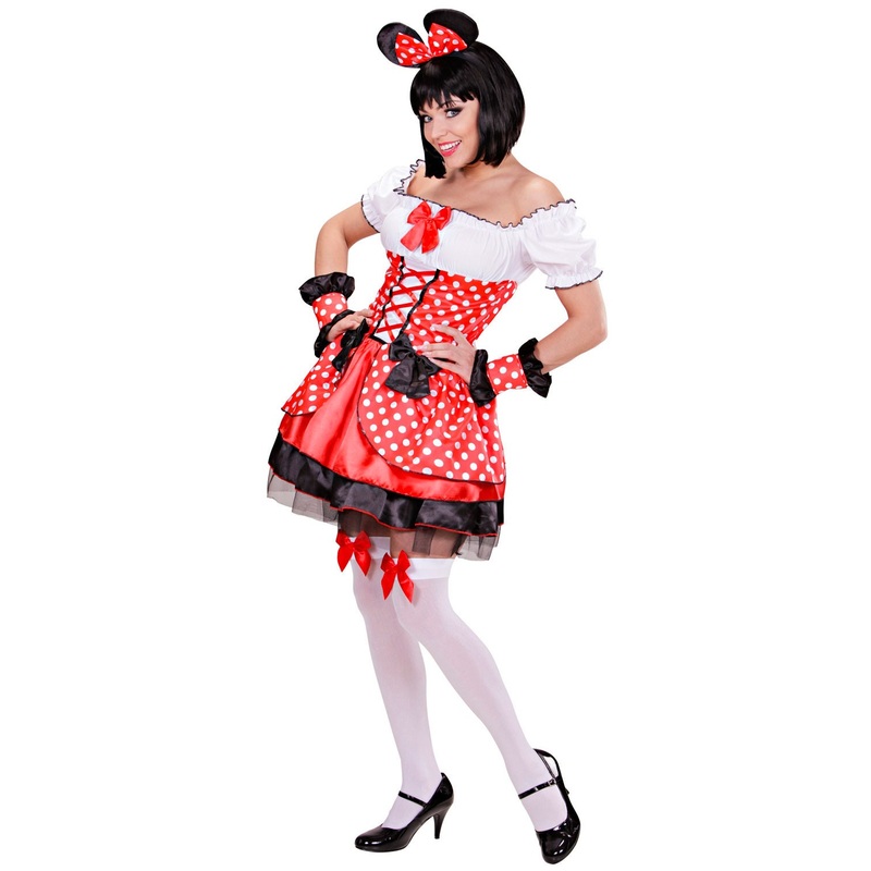 Dotted mouse girl costume S
