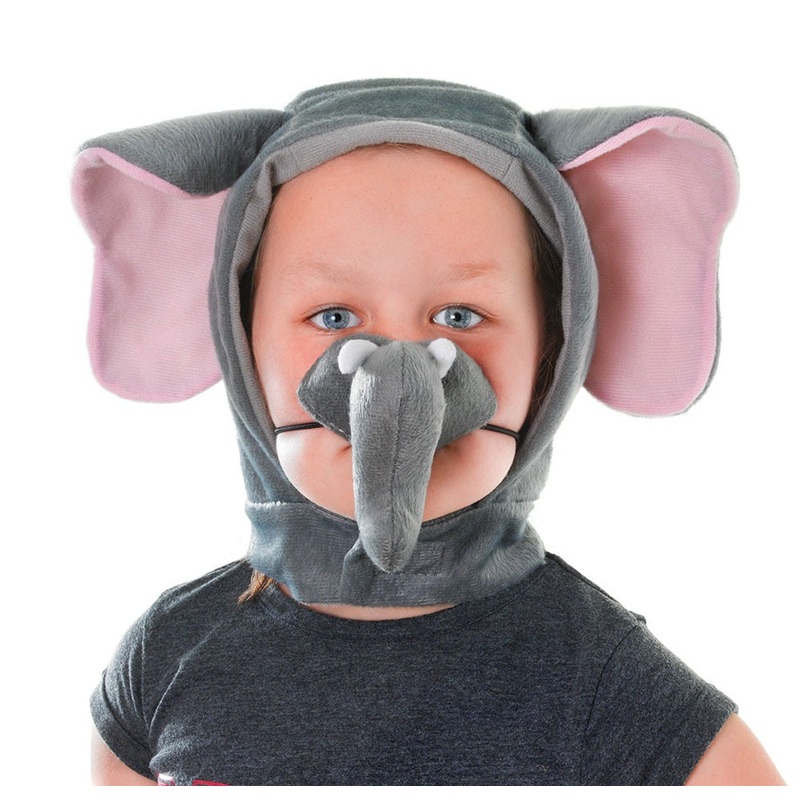 Elephant kids hat with trunk