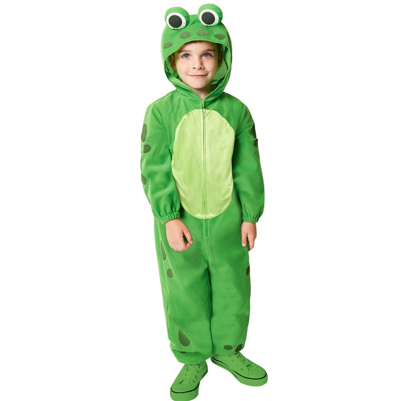 Frog overall children's costume