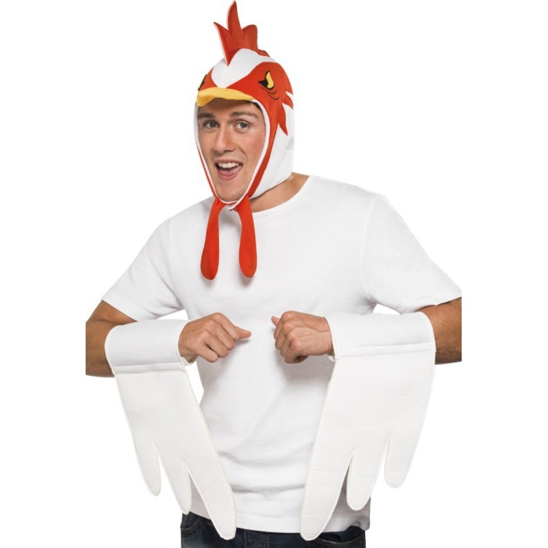 Funny rooster set