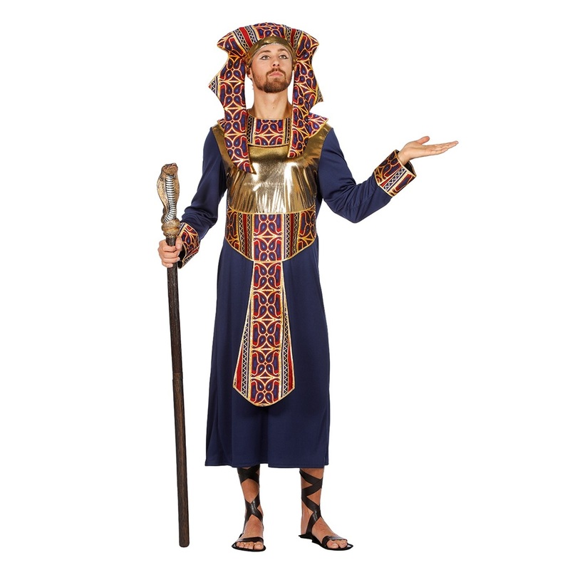 Golden pharaoh costume for men 48