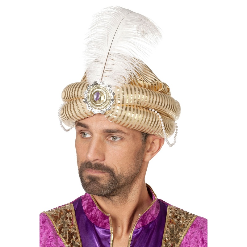 Golden sheikh turban