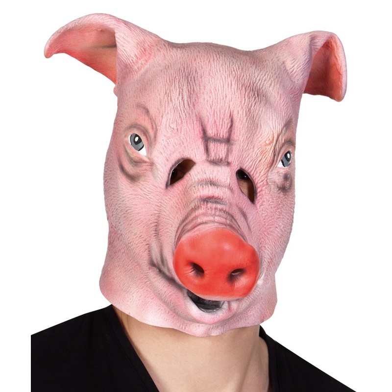 Mr. Pigson pig mask made of latex