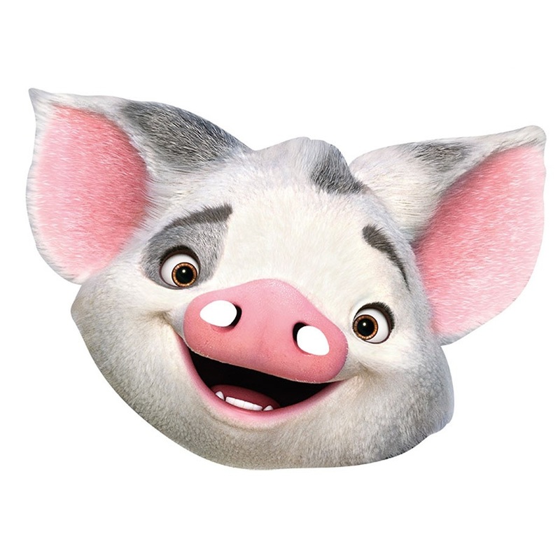 Pig Pua Vaiana paper mask