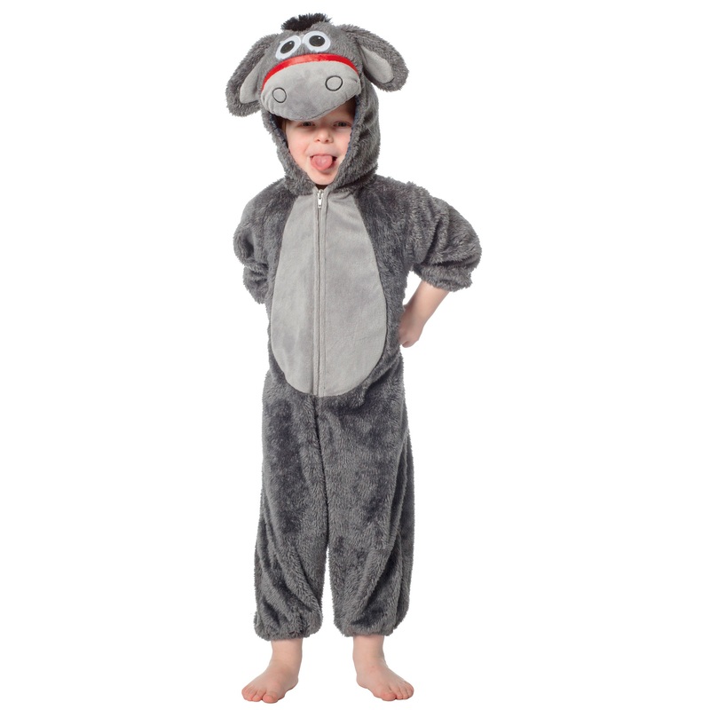 Plush donkey costume for children 104
