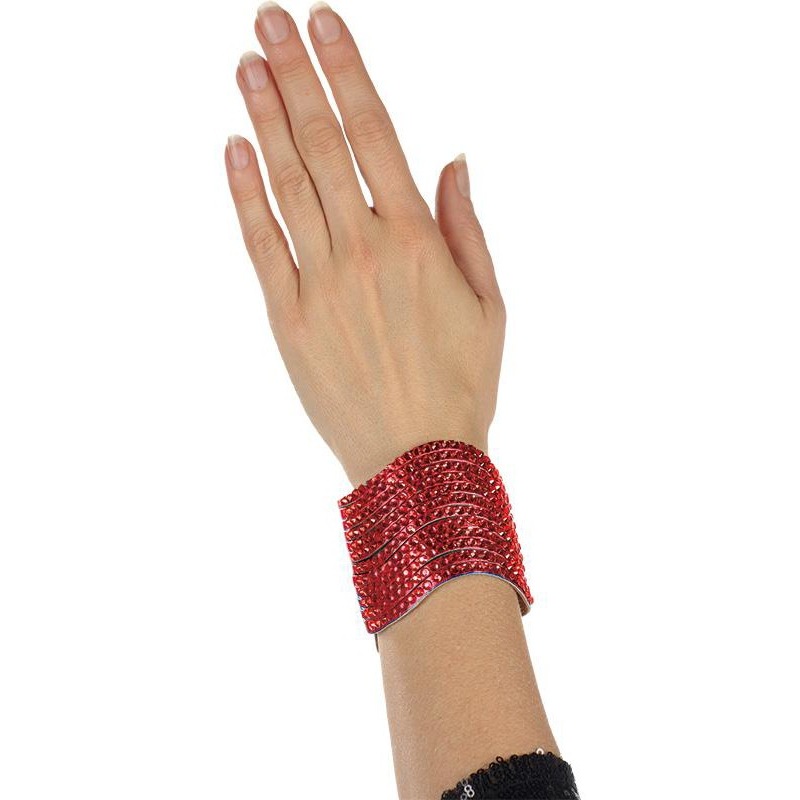 Red sequin bracelet