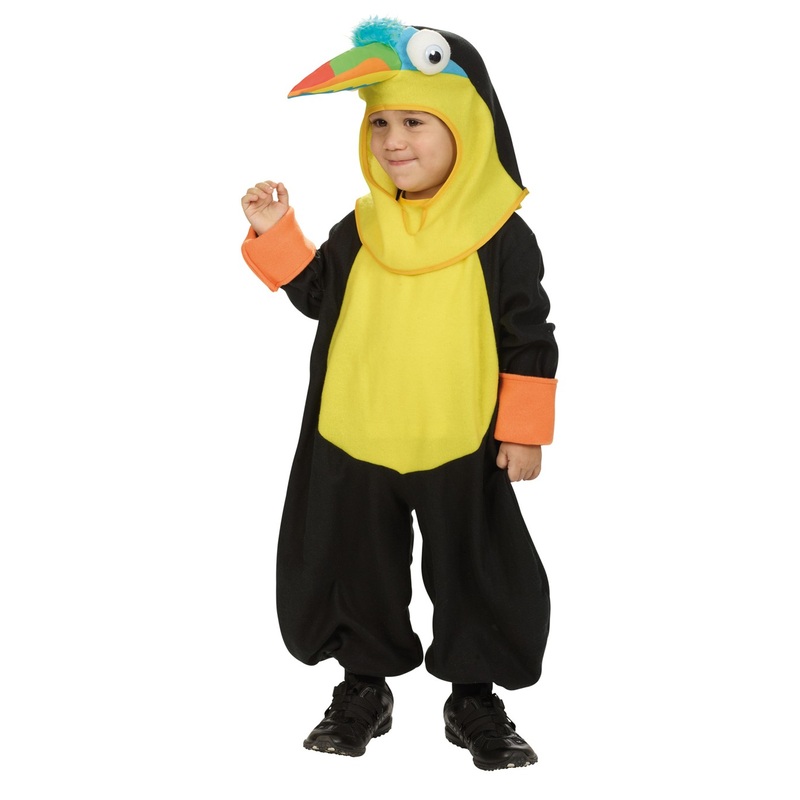 Tukki toucan jumpsuit with hat for children 98