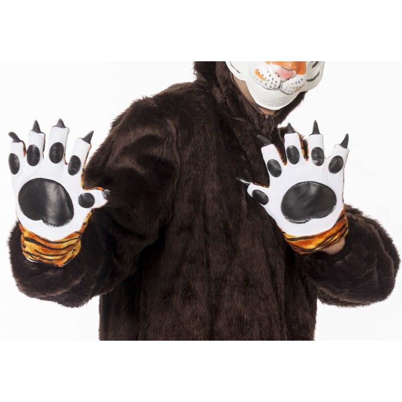White tiger paws for adults