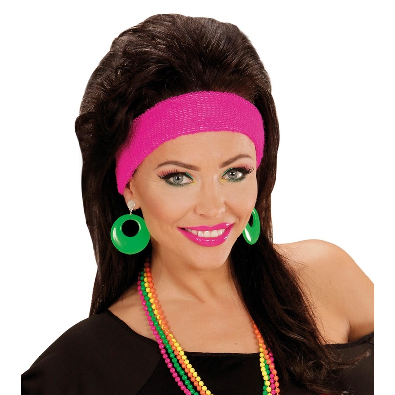 80's Clip Earrings Neon Green