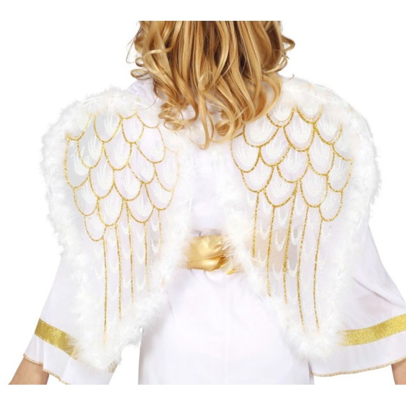 Angel wings white-gold 47cm x 40cm