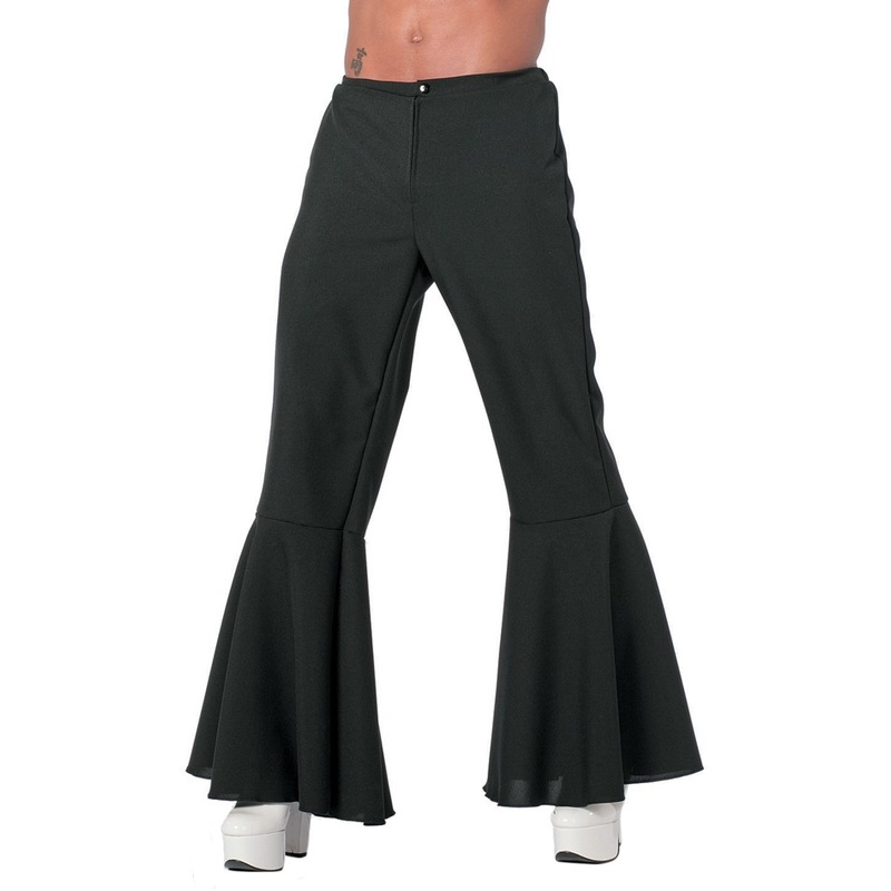 Black flared pants for men 50