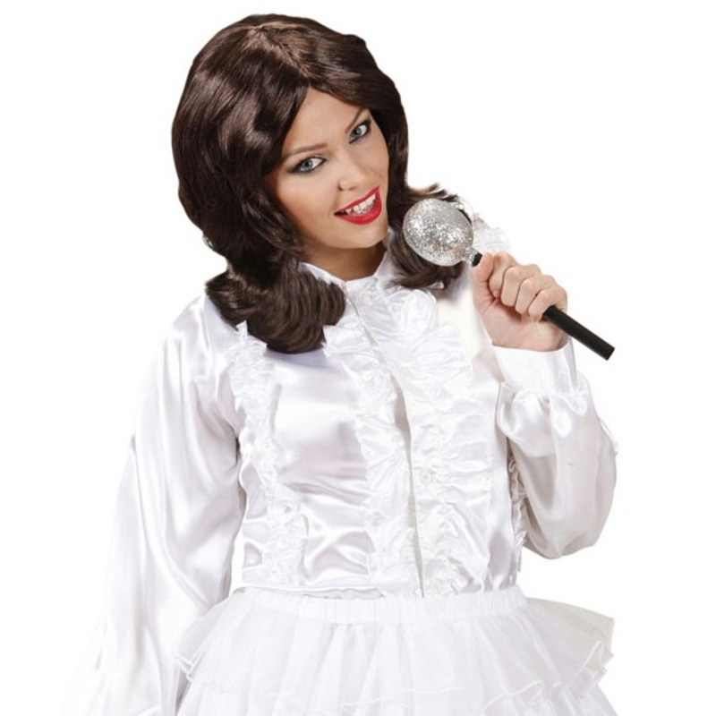 Brown cult band Popstar ladies wig