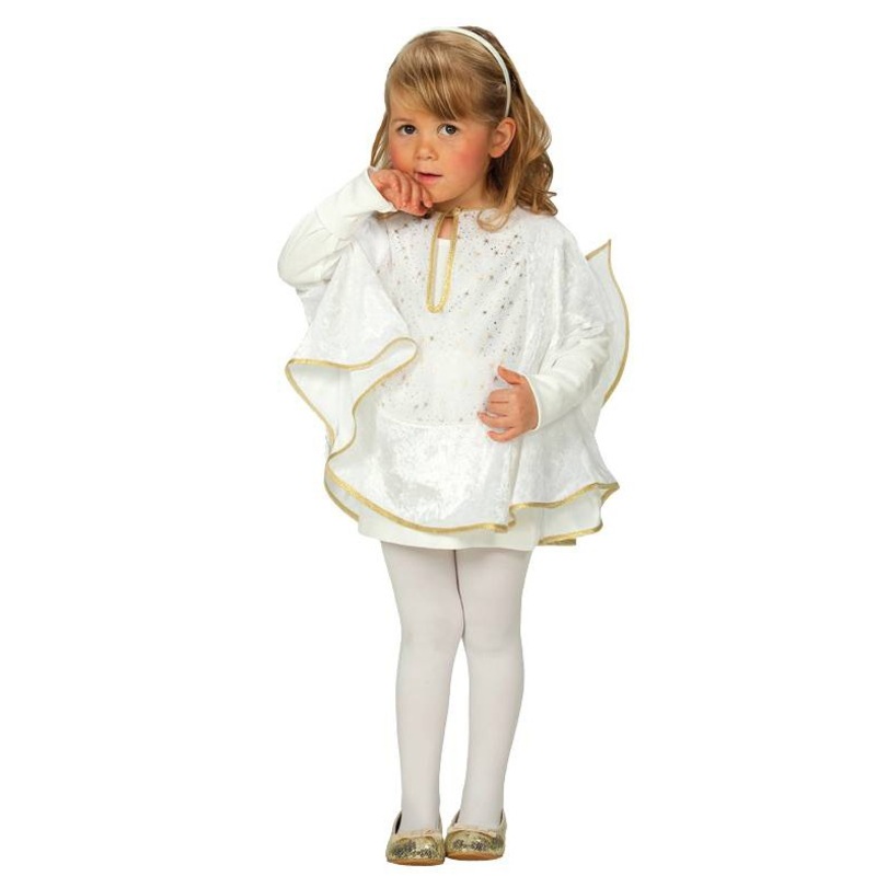 Cute Christmas angel with wings kids costume 92