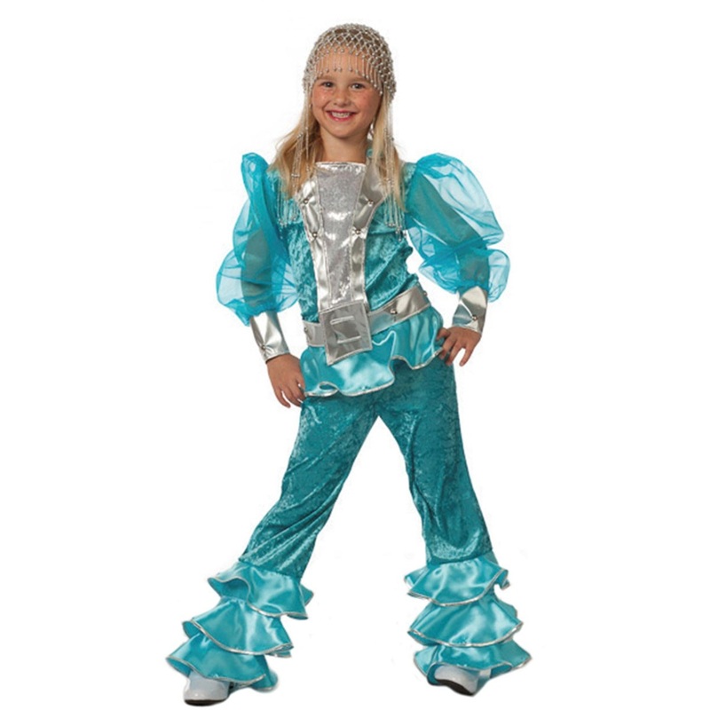 Dancing Queen child costume turquoise 116