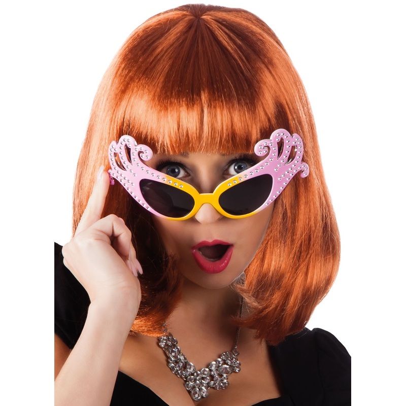 Freaky rhinestone glasses