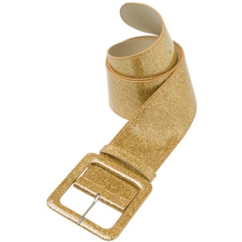 Glitter party belt gold