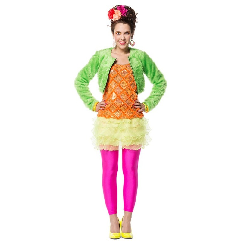 Neon green plush bolero Anastasia S