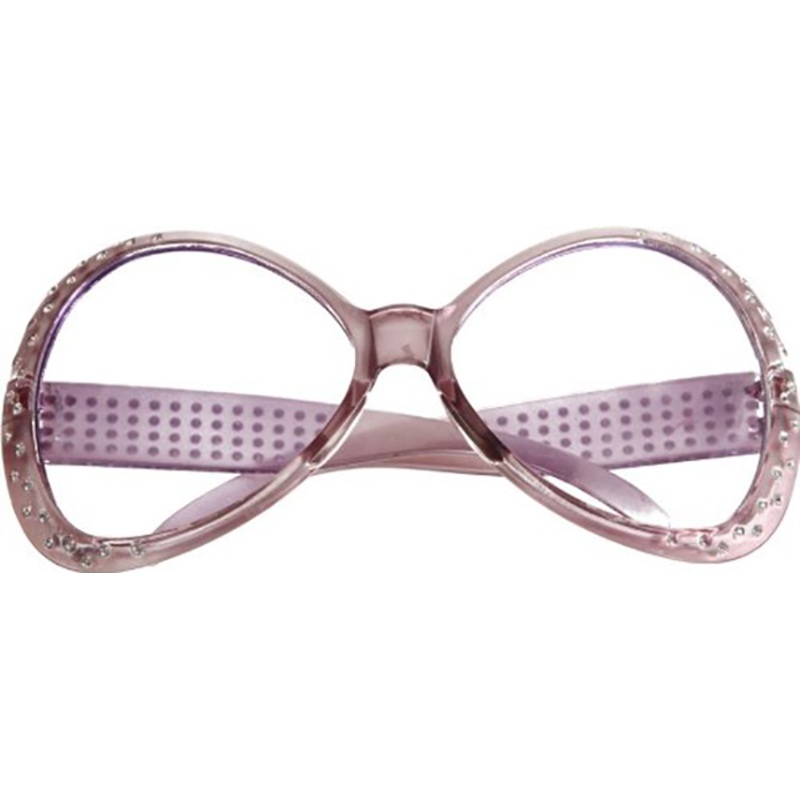 Purple round retro glasses
