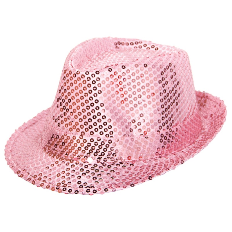 Sequin hat rose deluxe