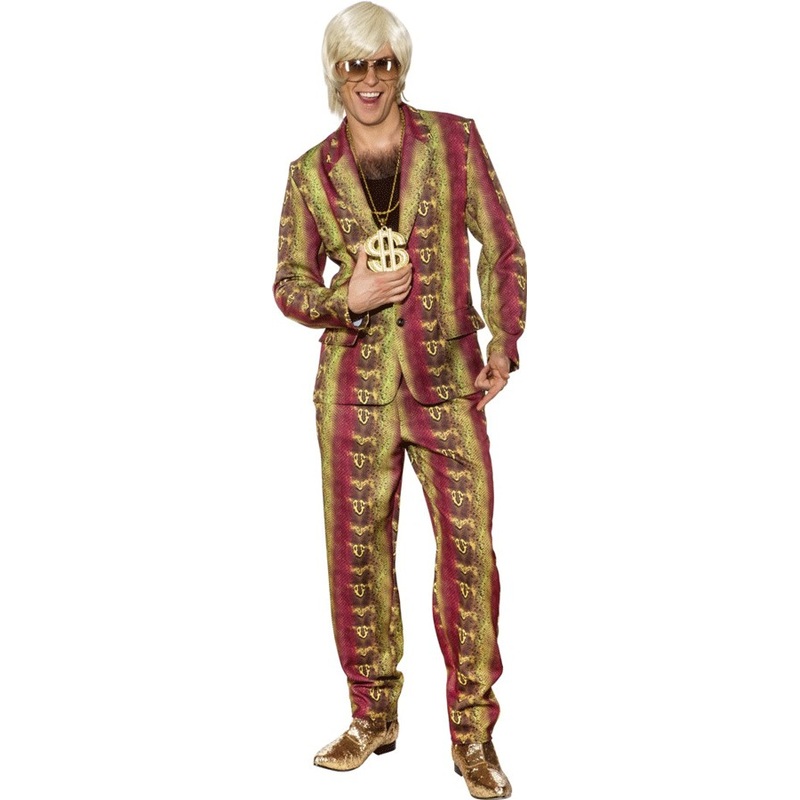 Snake look party suit for men 46