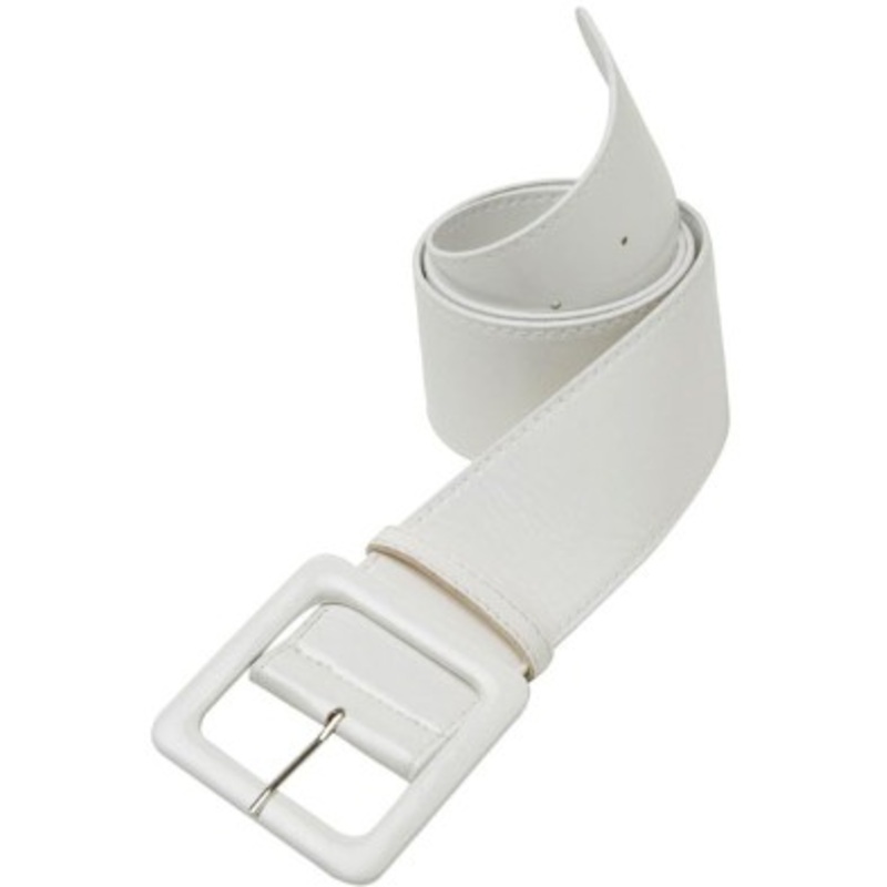 Vinyl belt white