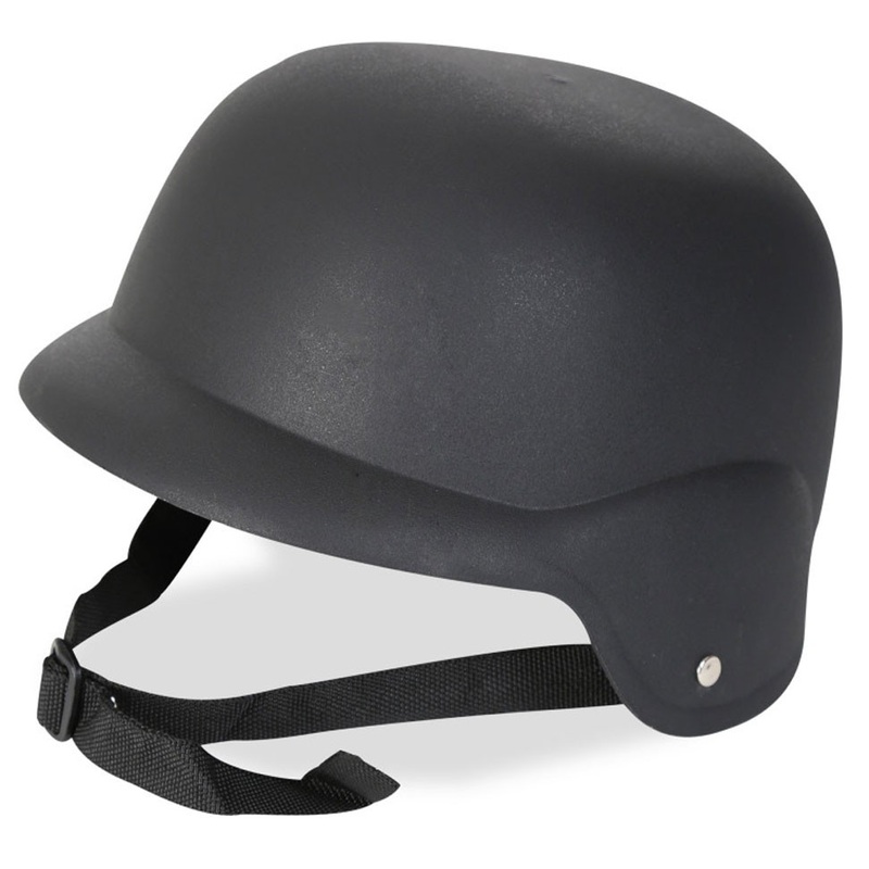 Black biker king helmet