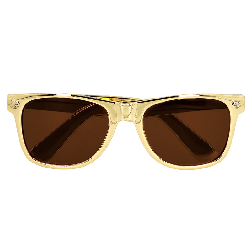 Disco party glasses in gold