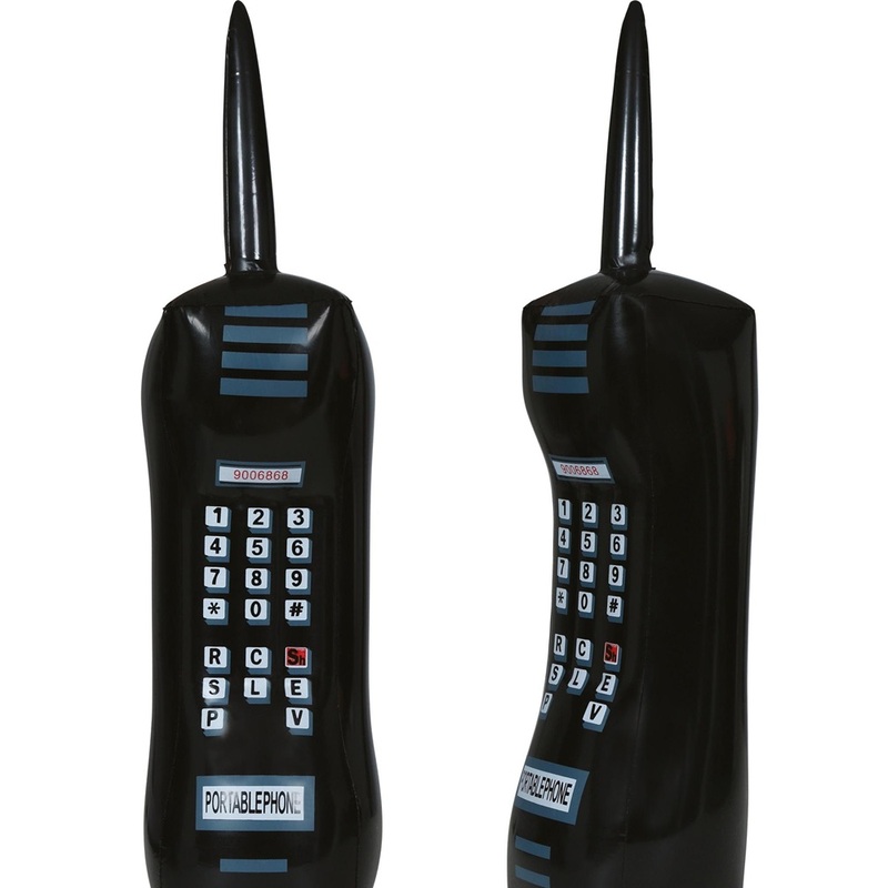 Inflatable mobile phone 60cm black