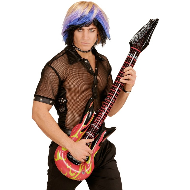 Inflatable rock star guitar