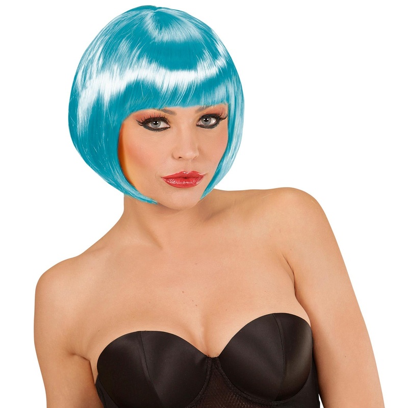 Light blue bob wig