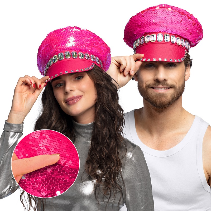 Mandy Candy Glamor rocker hat pink
