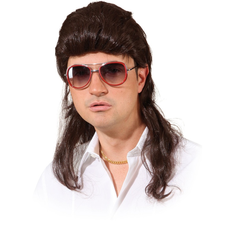 Mullet rocker wig