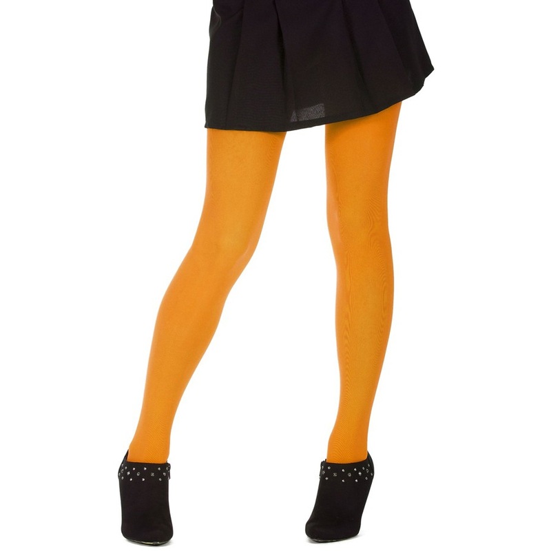 Neon Orange Party Tights
