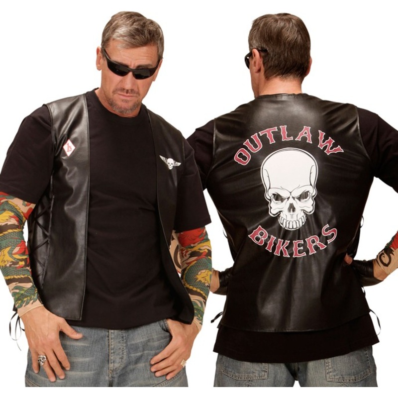Robert Rocker Biker Vest M-L