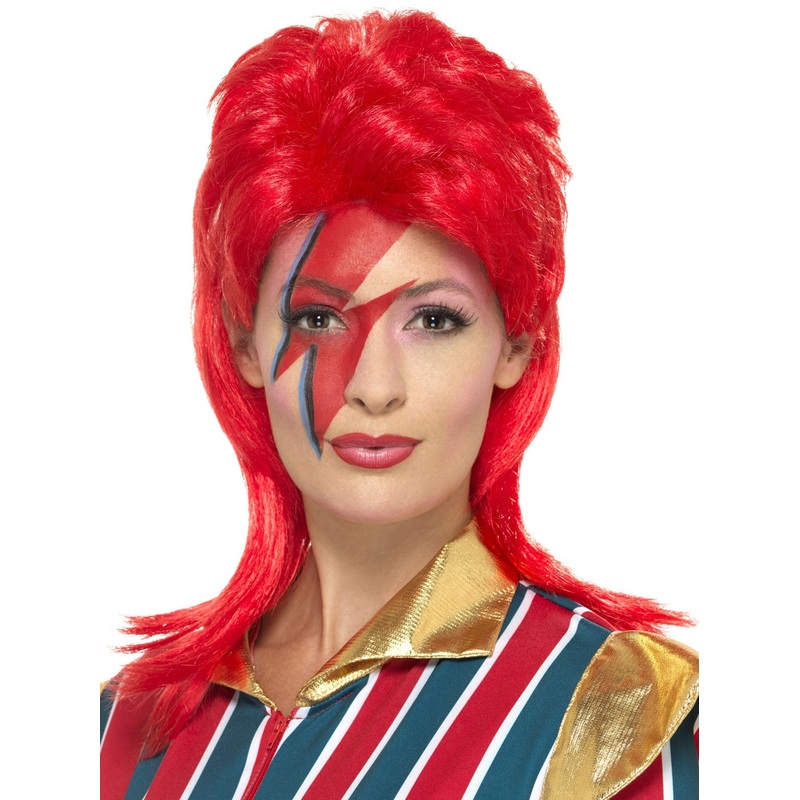 Space Star Space Wig Red