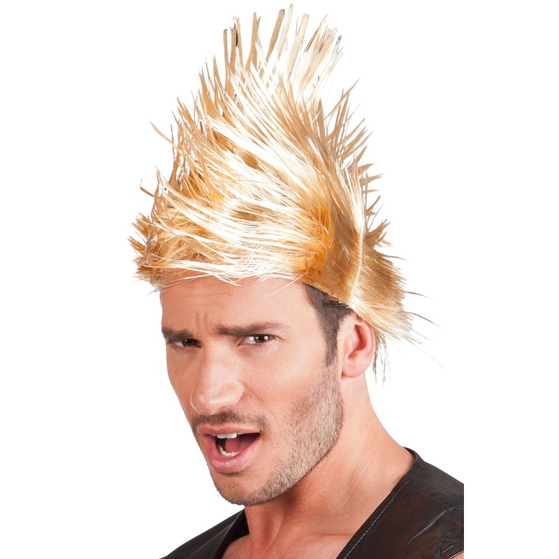 Spiky Punk Wig Blond