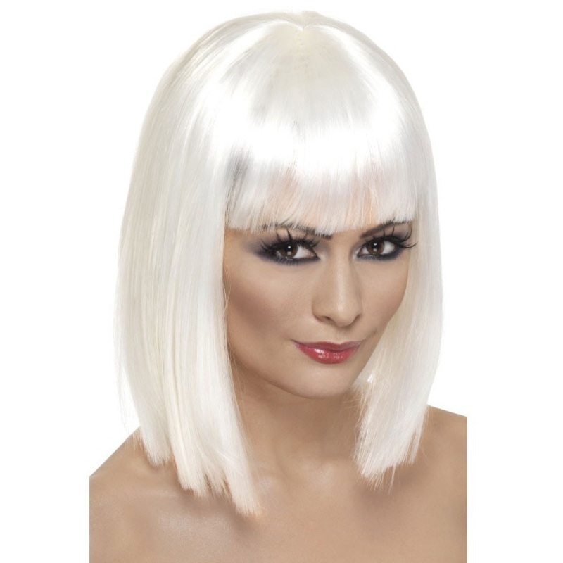 White party wig Mercedes