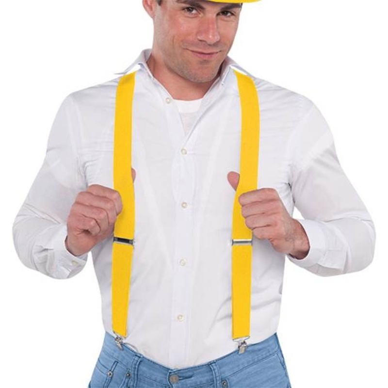 Yellow suspenders Michael