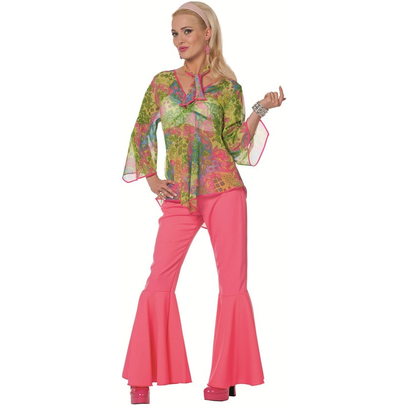 70s flower hippie ladies costume 36