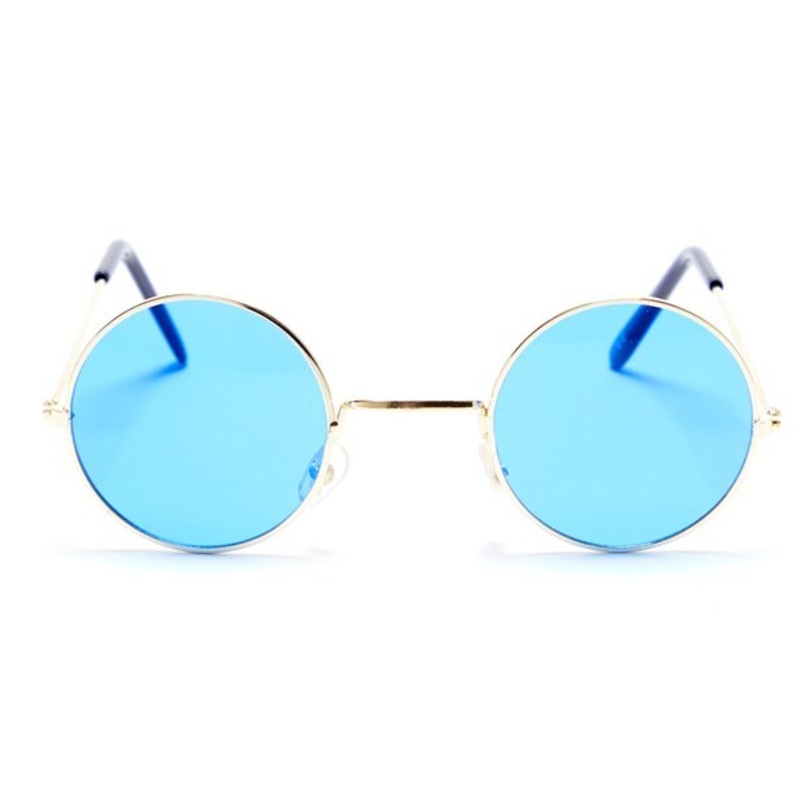 Blue 70s sunglasses